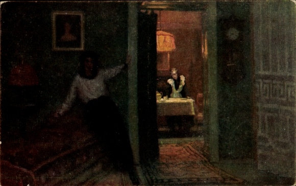 Künstler Ak Weise, Carl, Erwartung