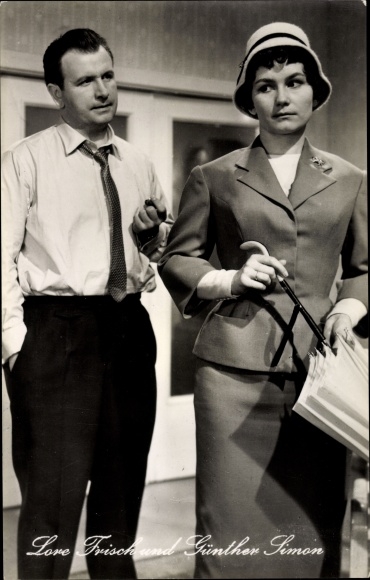 Ak Schauspieler Lore Frisch und Günther Simon, Meine Frau macht Musik