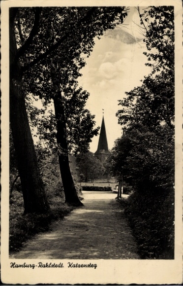 Ak Hamburg Wandsbek Rahlstedt Altrahlstedt, Katzensteg