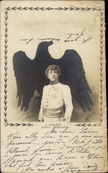 Ak Schauspielerin Sarah Bernhardt, L'Aiglon
