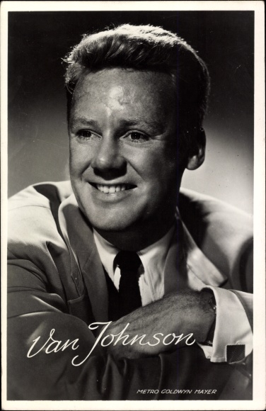 Ak Schauspieler Van Johnson, Portrait