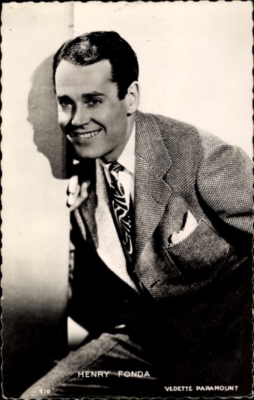 Ak Schauspieler Henry Fonda, Portrait