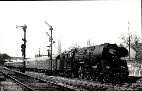 Foto Ak Fotograf Carl Bellingrodt, Deutsche Eisenbahn, Dampflokomotive