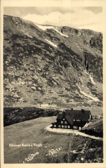 Ak Karpacz Krummhübel Riesengebirge Schlesien, Mały Staw, Kleiner Teich