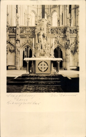 Foto Ak Magdeburg an der Elbe, Dom, Altar