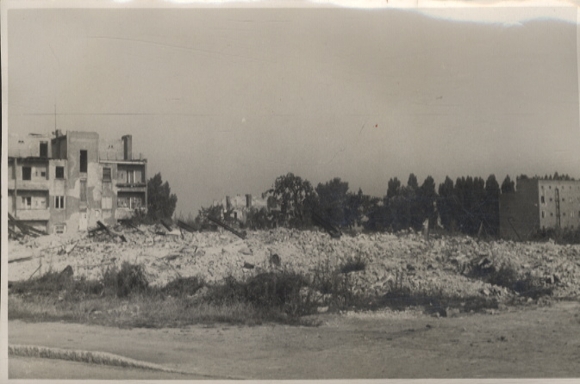 Original Foto Berlin Lichtenberg, Landsberger Chaussee 86-87, um 1945/46