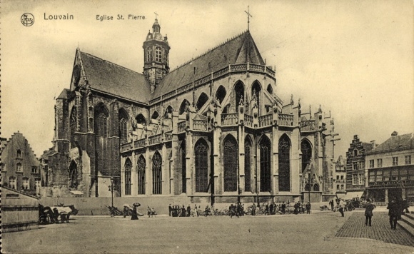 Ak Louvain Leuven Flämisch Brabant, Sankt Petrikirche