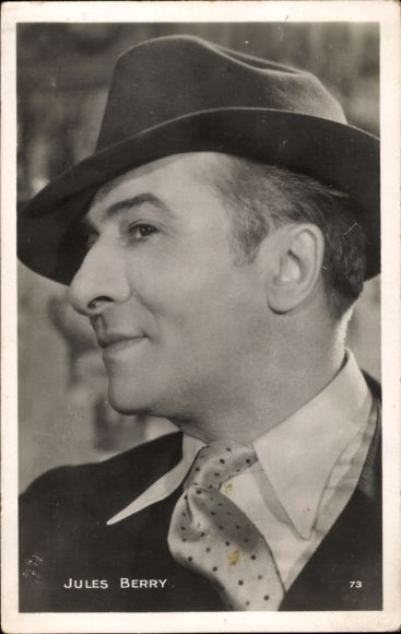 Ak Schauspieler Jules Berry, Portrait