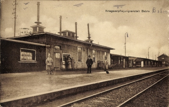 Ak Bebra an der Fulda Hessen, Kriegsverpflegungsanstalt