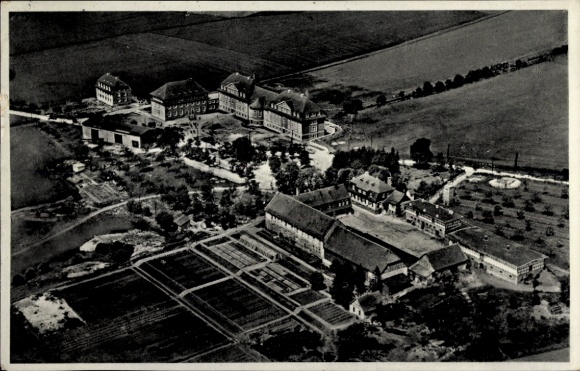 Ak Egendorf Blankenhain Thüringen, Staatsschule für Führerturm und Politik, Luftbild