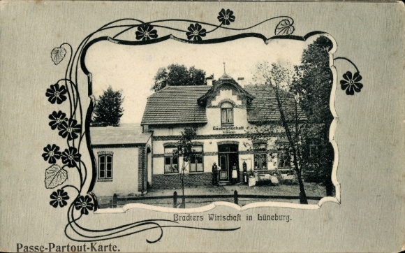 Passepartout Ak Wittorf Neumünster in Holstein, Brackers Wirtschaft