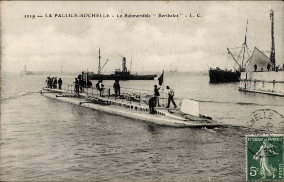 CPA La Pallice Rochelle Charente Maritime, Submersible Berthelot