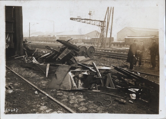 Foto Argenteuil, Französische Eisenbahn, Eisenbahn-Unglück