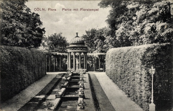 Ak Köln am Rhein, Floratempel