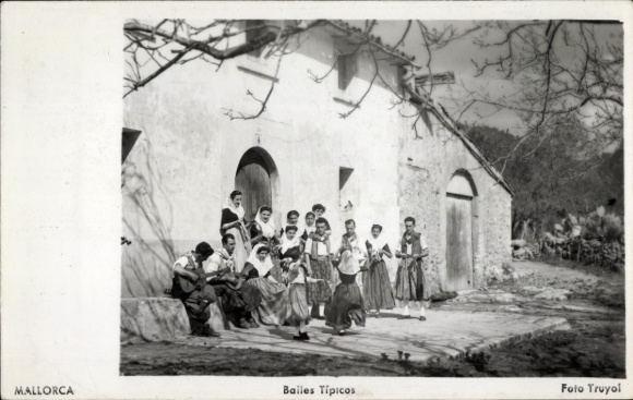 Foto Ak Mallorca Balearische Inseln, Bailes Tipicos