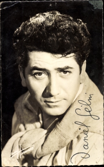 Foto Schauspieler Daniel Gelin, Portrait, Autogramm
