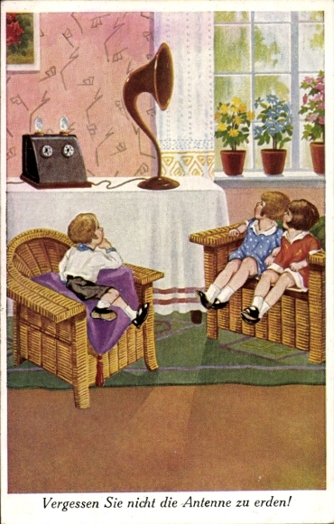Ak Vergessen Sie nicht die Antenne zu erden, Radio, Lautsprecher